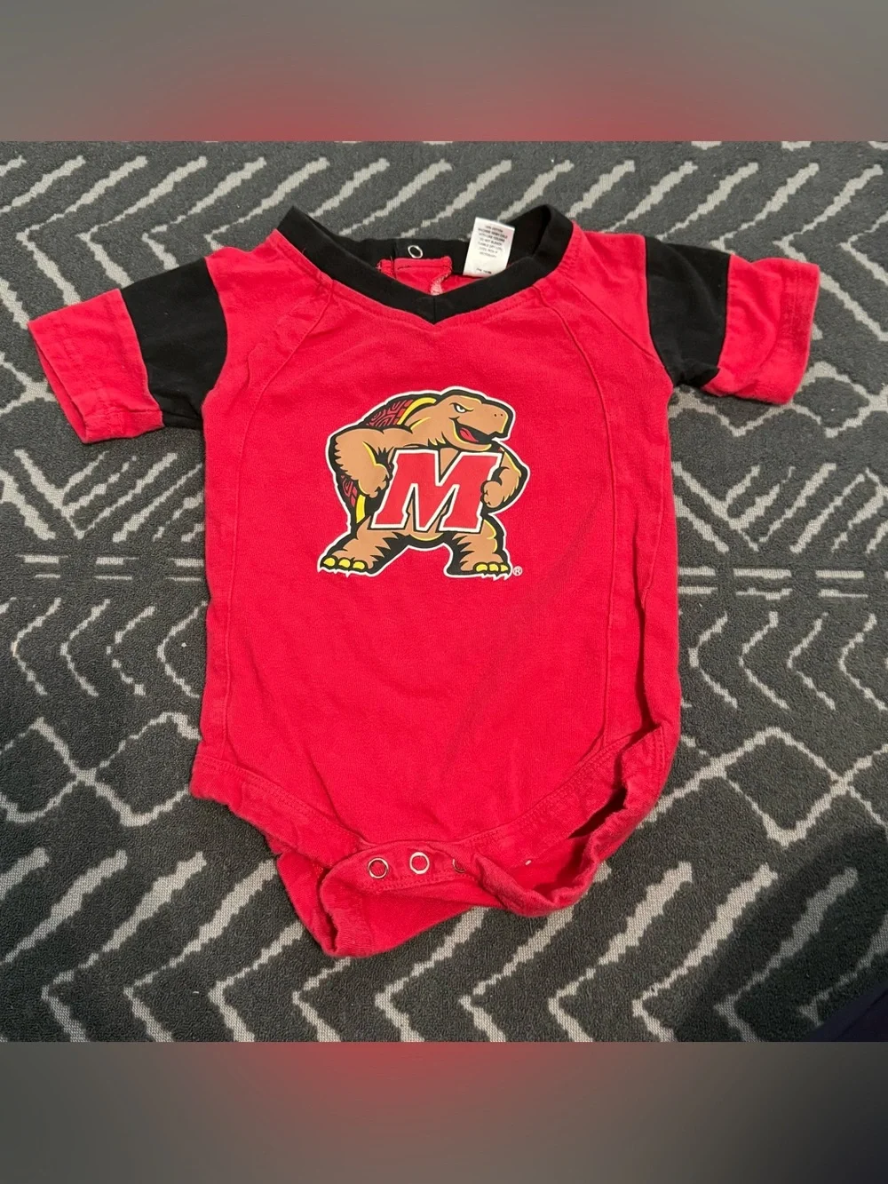 ✨2/$6✨ Baby boy university of Maryland onesie